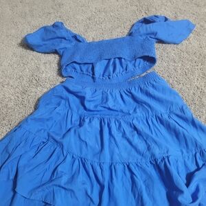 Jade by Jane “No Room for the Blues” Off Shoulder Dress – Size Large